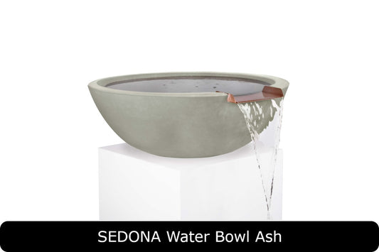 The Outdoor Plus - Sedona Water Bowl - GFRC Concrete