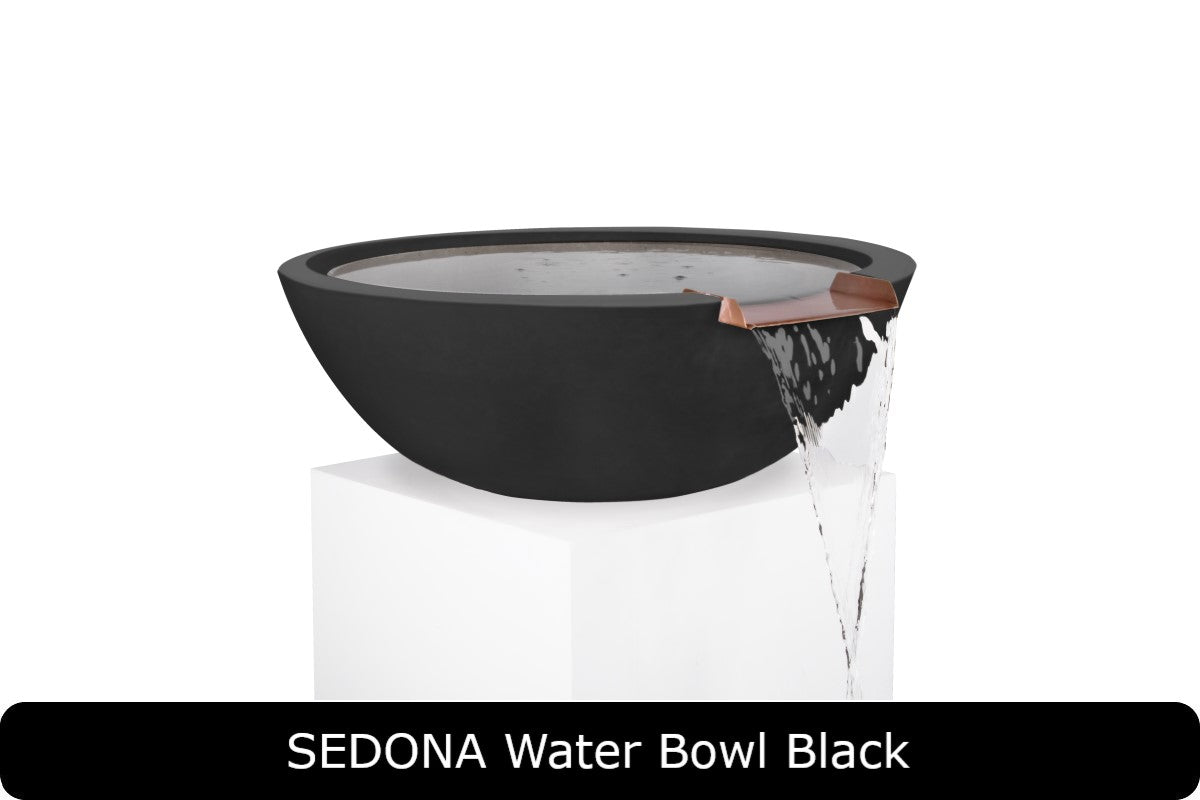 The Outdoor Plus - Sedona Water Bowl - GFRC Concrete