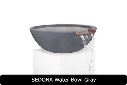 The Outdoor Plus - Sedona Water Bowl - GFRC Concrete