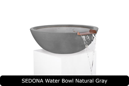 The Outdoor Plus - Sedona Water Bowl - GFRC Concrete