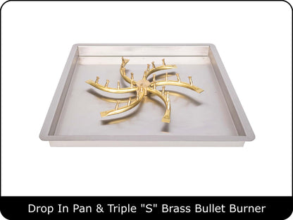 The Outdoor Plus - Square Drop In Pan & Burner Kits