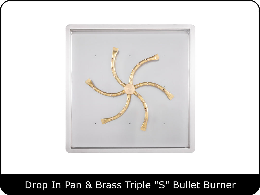 Square Drop In Pan & Burner Kits