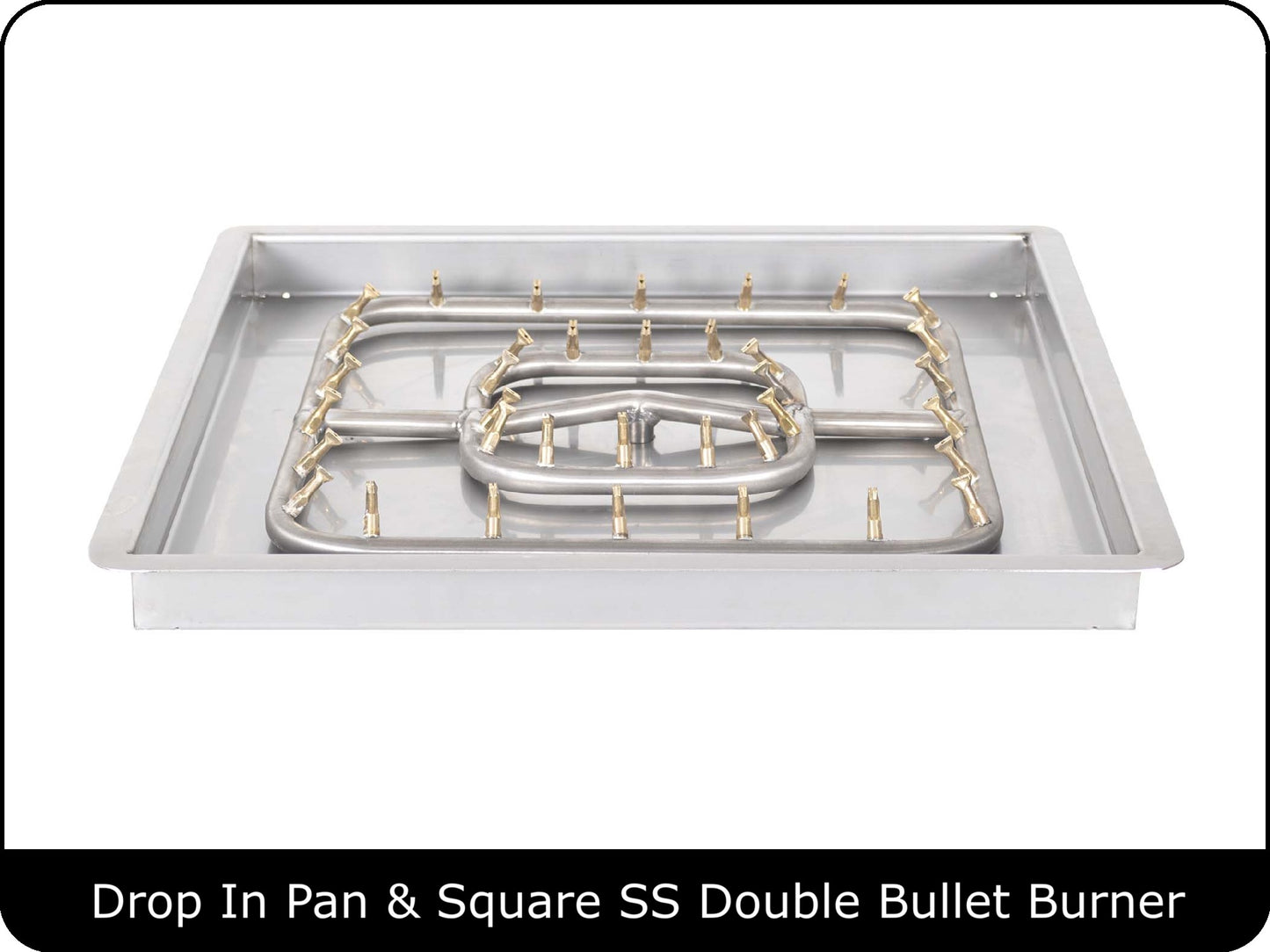 The Outdoor Plus - Square Drop In Pan & Burner Kits