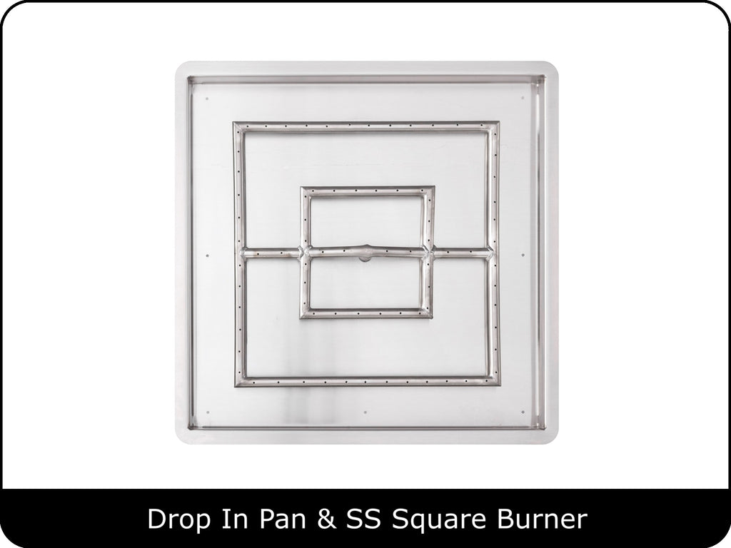 Square Drop In Pan & Burner Kits