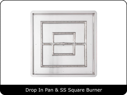 The Outdoor Plus - Square Drop In Pan & Burner Kits