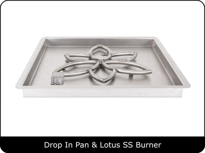 The Outdoor Plus - Square Drop In Pan & Burner Kits