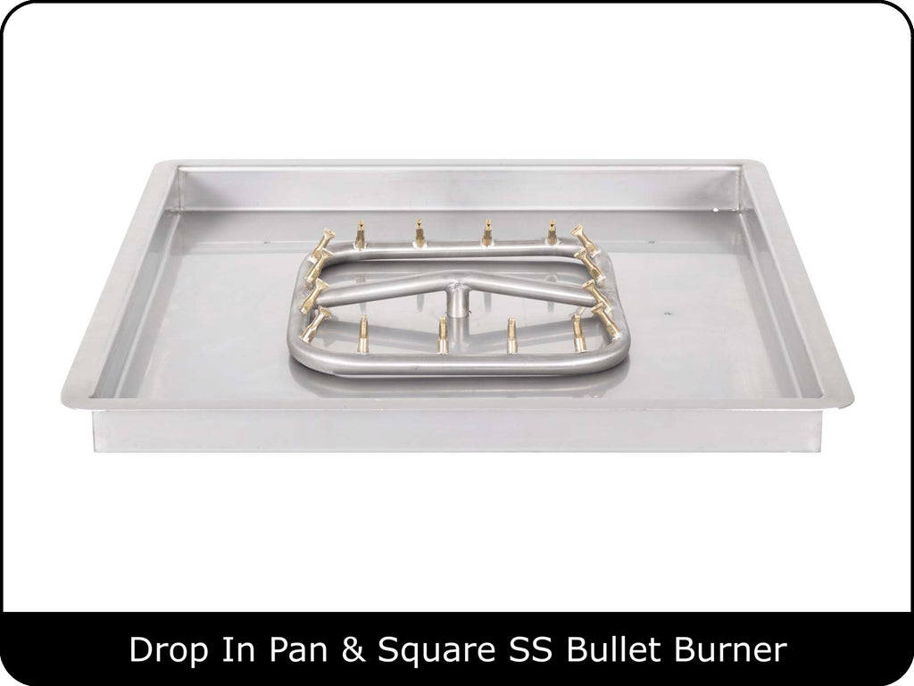 Square Drop In Pan & Burner Kits