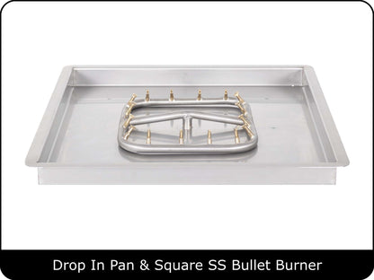 The Outdoor Plus - Square Drop In Pan & Burner Kits