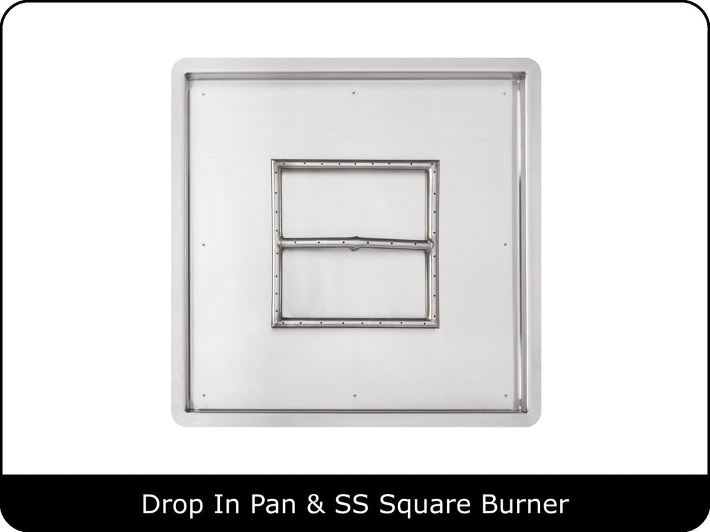Square Drop In Pan & Burner Kits