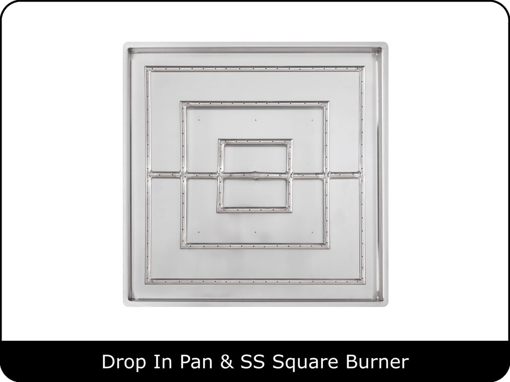 Square Drop In Pan & Burner Kits