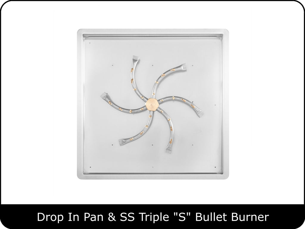Square Drop In Pan & Burner Kits