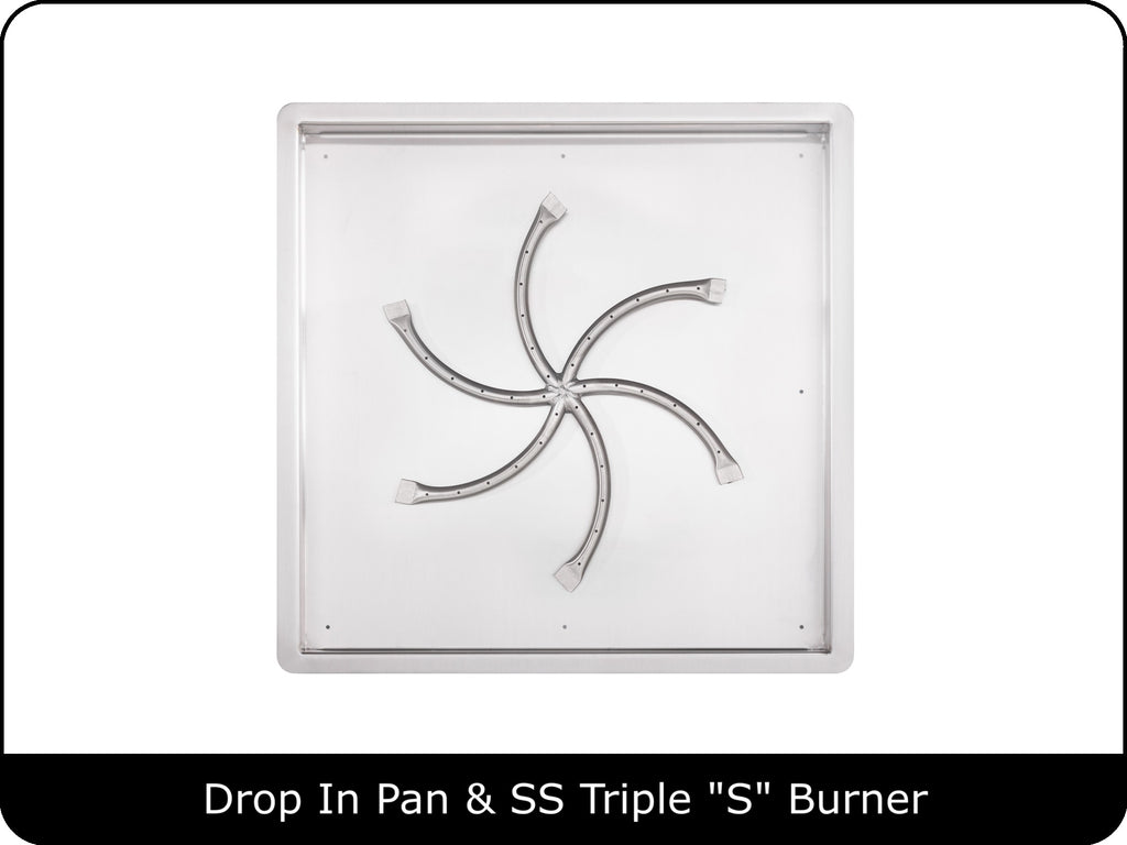 Square Drop In Pan & Burner Kits