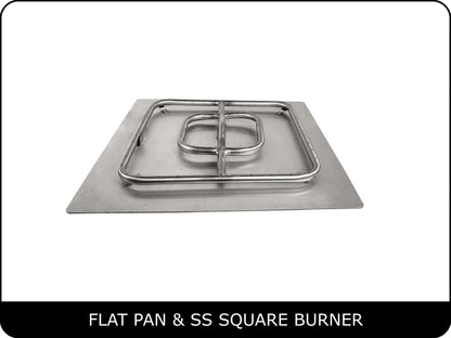 The Outdoor Plus - Square Flat Pan & Burner Kits