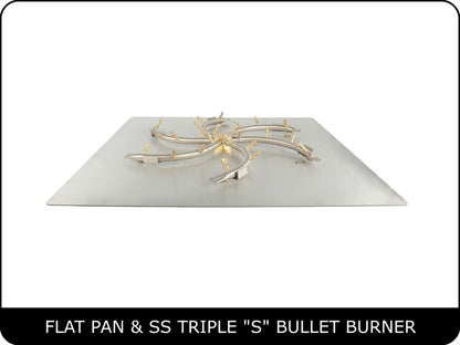 The Outdoor Plus - Square Flat Pan & Burner Kits