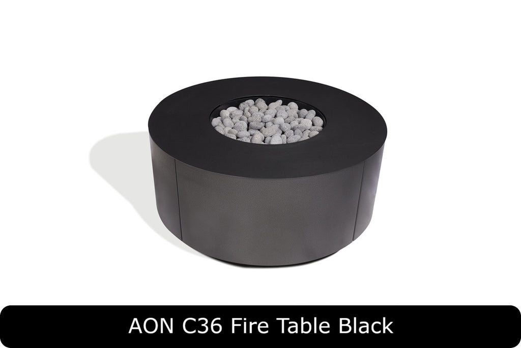 AON C48 — Round Powder-Coated Steel Fire Table (48")
