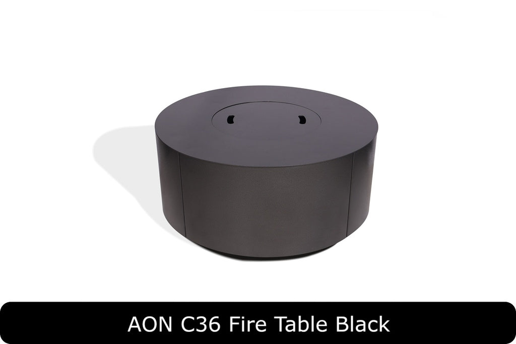 AON C48 — Round Powder-Coated Steel Fire Table (48")