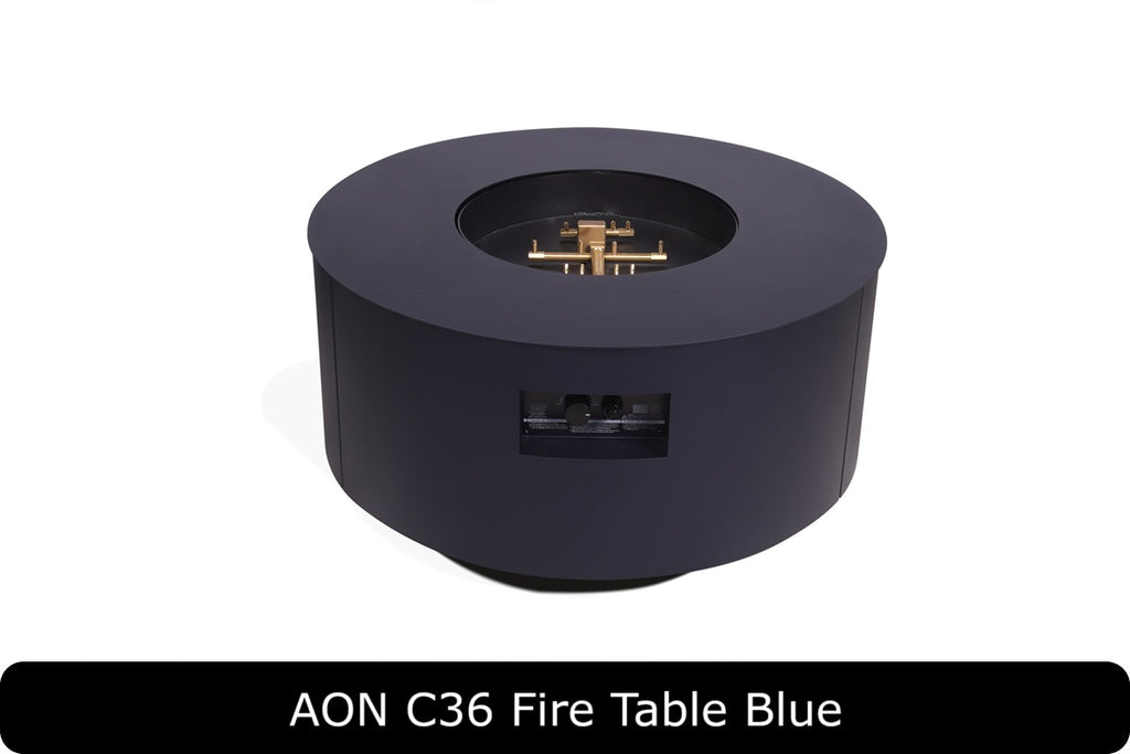 AON C48 — Round Powder-Coated Steel Fire Table (48")
