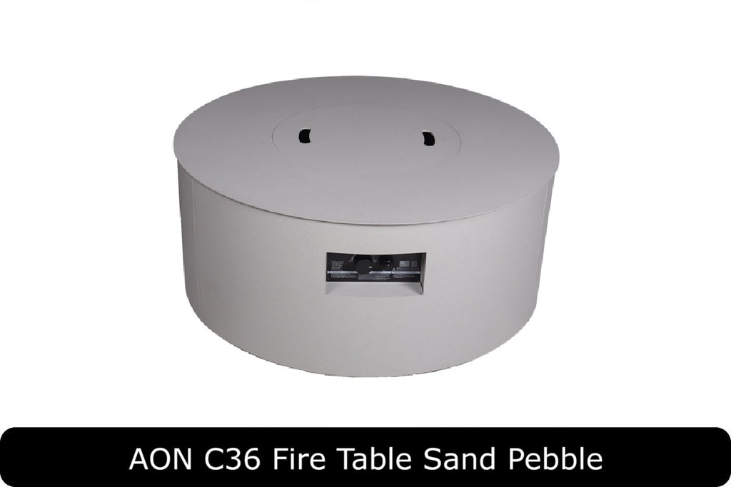 AON C48 — Round Powder-Coated Steel Fire Table (48")