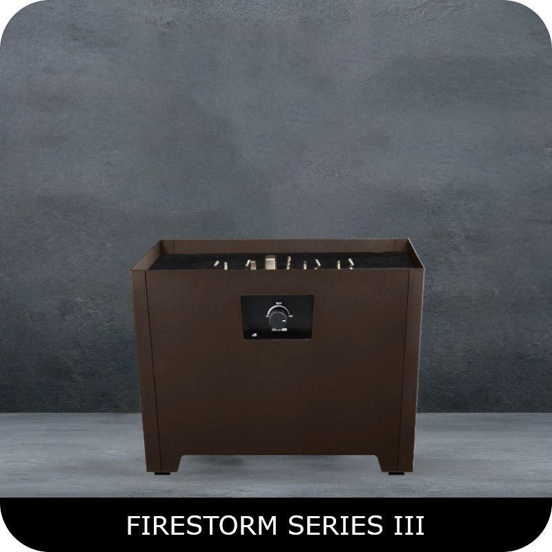 Firestorm — Portable Propane Fire Pit Series (I, II, III)