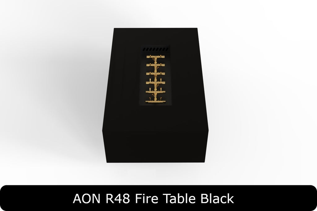AON R48 — Compact Rectangle Steel Fire Table