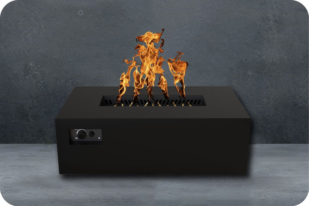AON R48 — Compact Rectangle Steel Fire Table