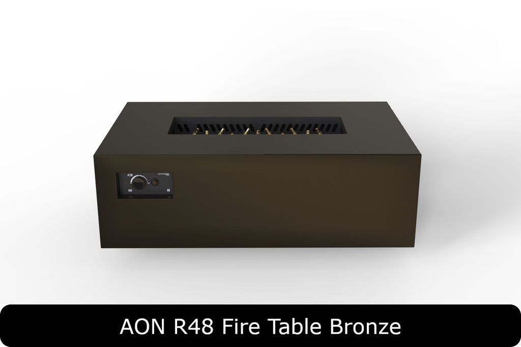 AON R48 — Compact Rectangle Steel Fire Table