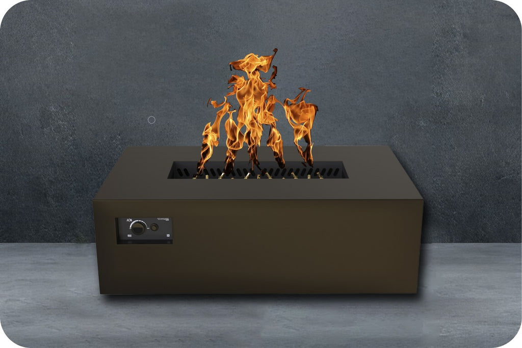 AON R48 — Compact Rectangle Steel Fire Table