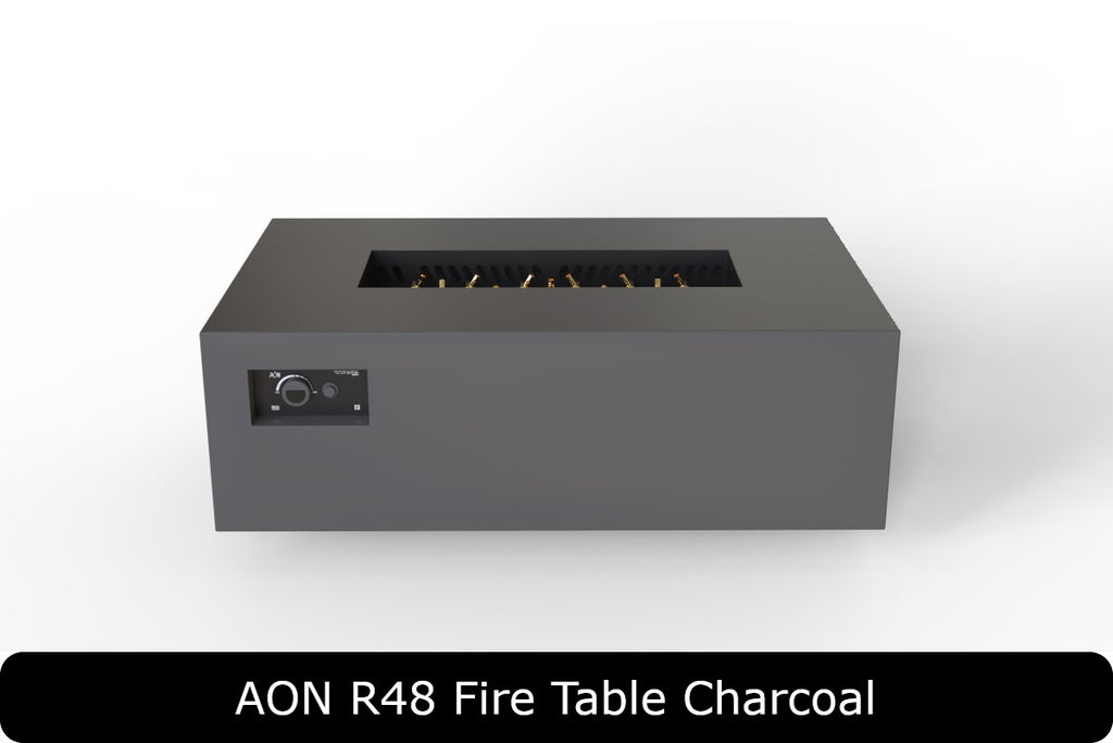 AON R48 — Compact Rectangle Steel Fire Table