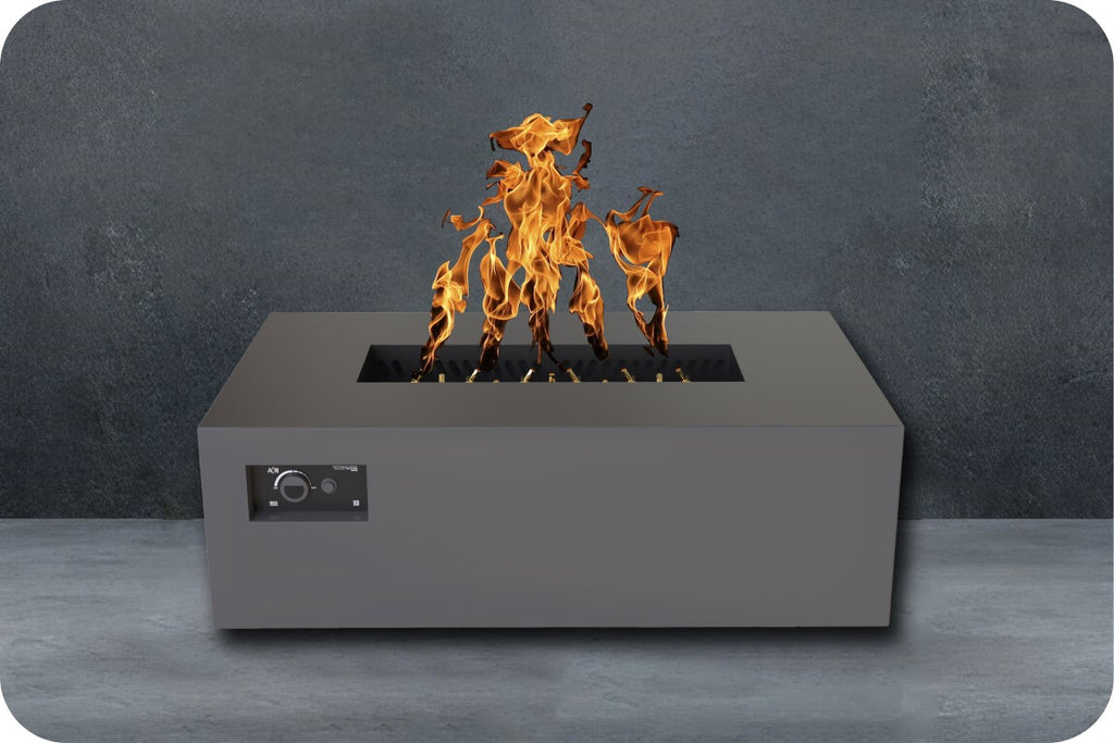 AON R48 — Compact Rectangle Steel Fire Table