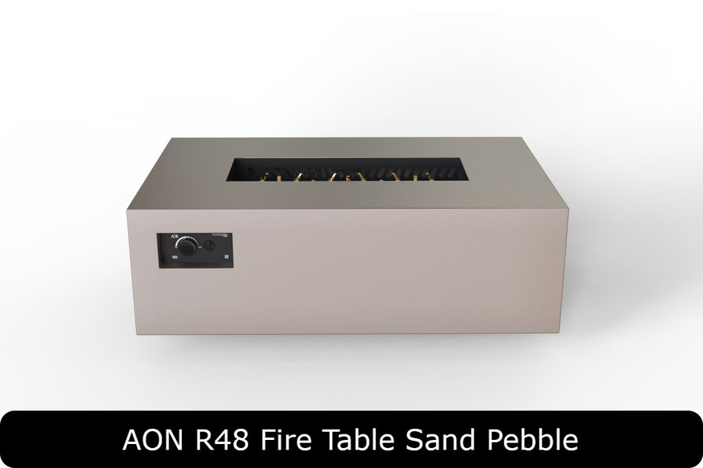 AON R48 — Compact Rectangle Steel Fire Table