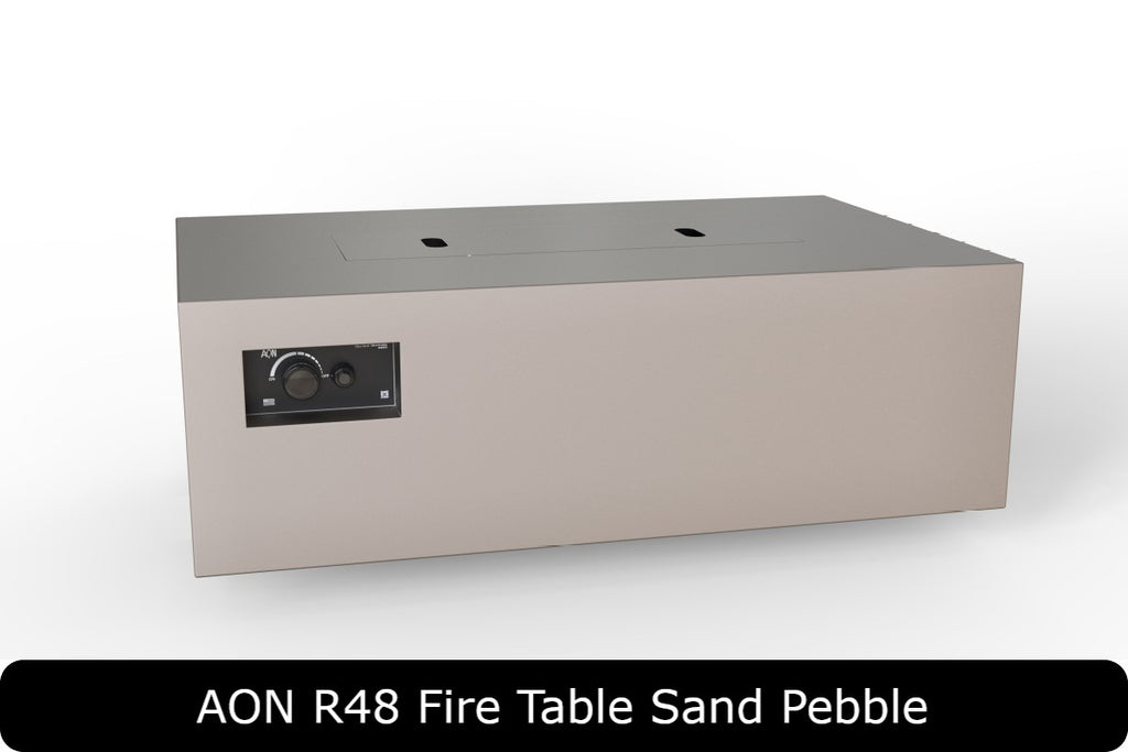 AON R48 — Compact Rectangle Steel Fire Table