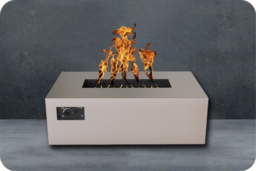 AON R48 — Compact Rectangle Steel Fire Table