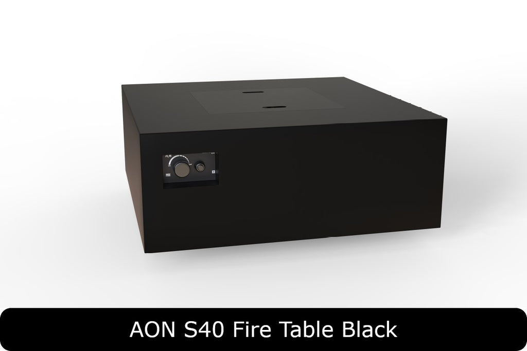 AON C36 — 40" Square Powder-Coated Steel Fire Table