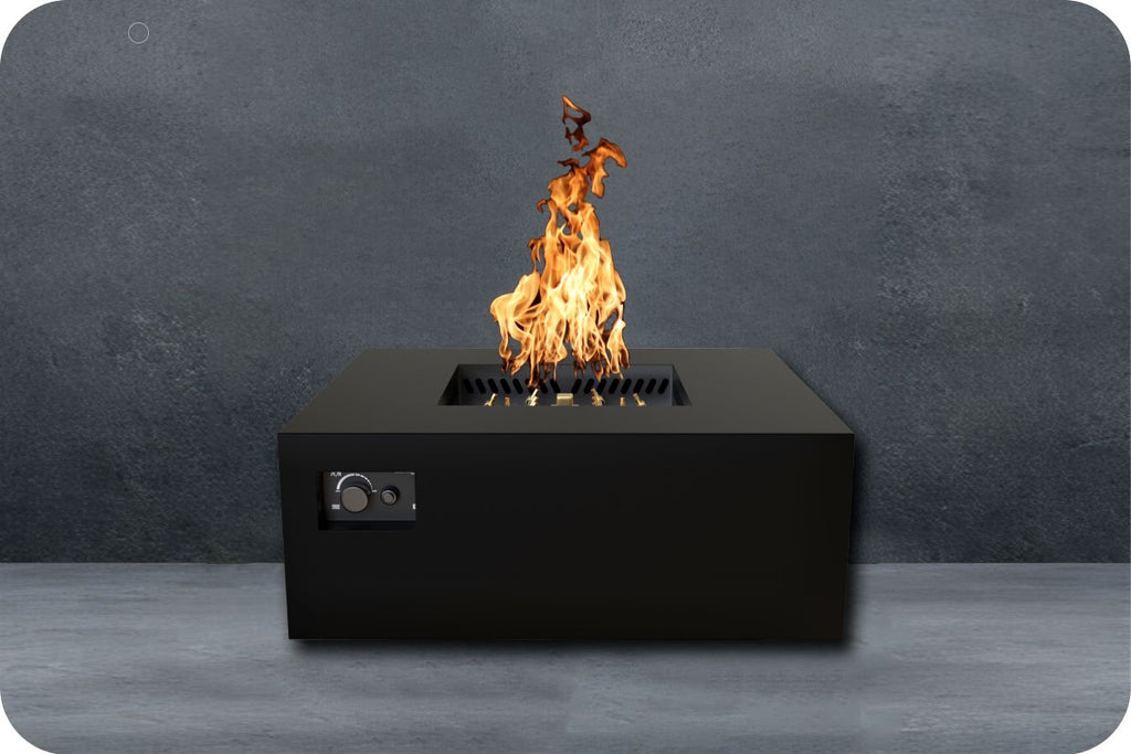 AON C36 — 40" Square Powder-Coated Steel Fire Table