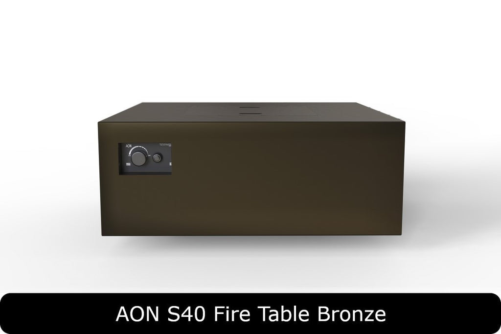 AON C36 — 40" Square Powder-Coated Steel Fire Table