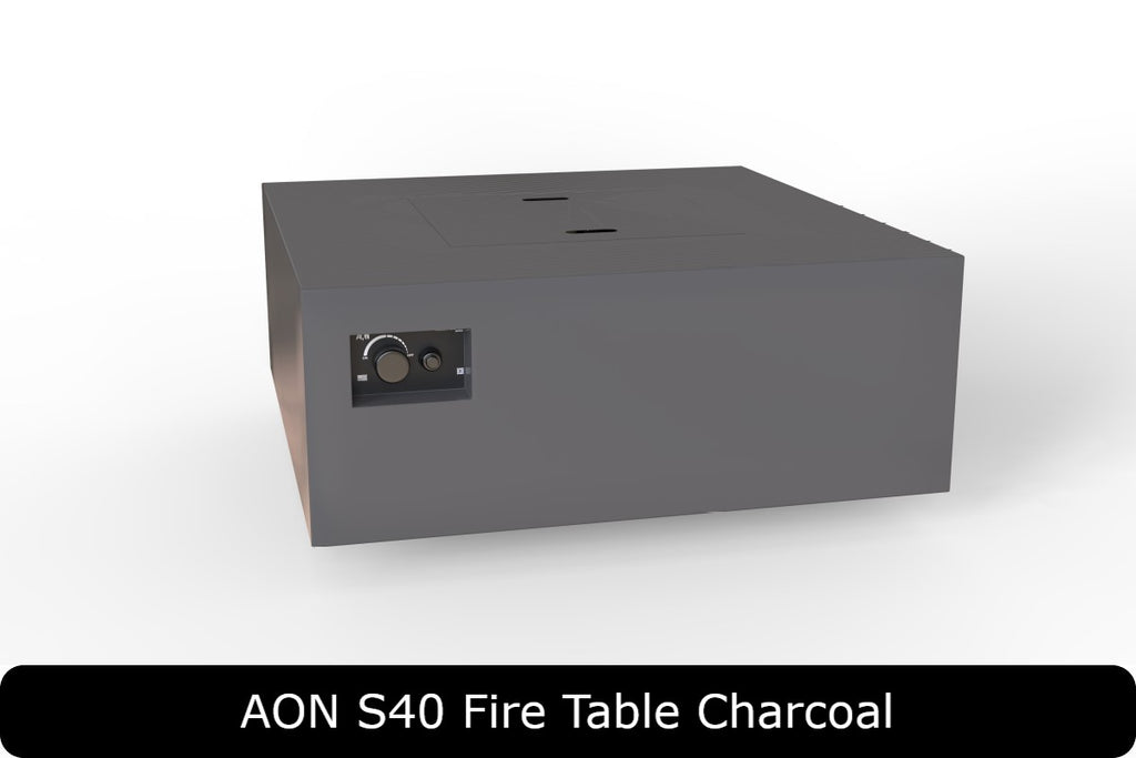 AON C36 — 40" Square Powder-Coated Steel Fire Table
