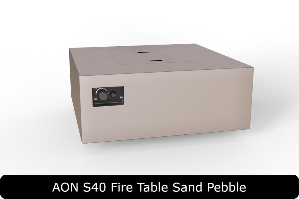 AON C36 — 40" Square Powder-Coated Steel Fire Table