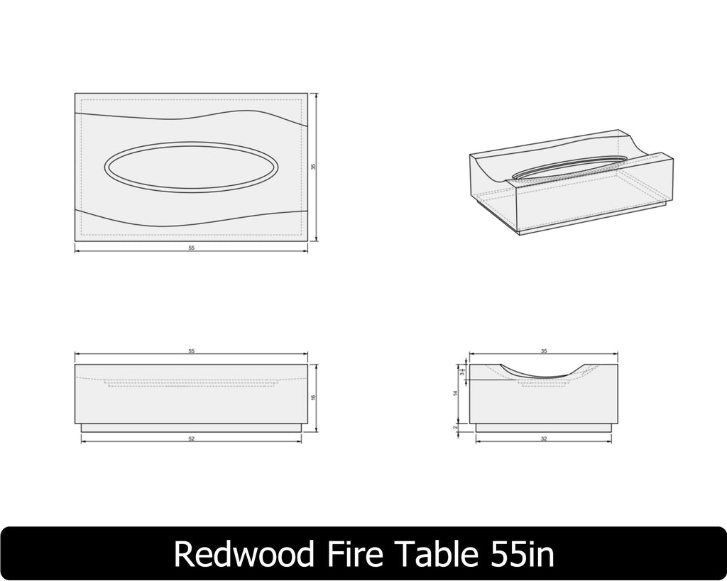 Redwood Fire Pit – Inspired by Redwood National Park