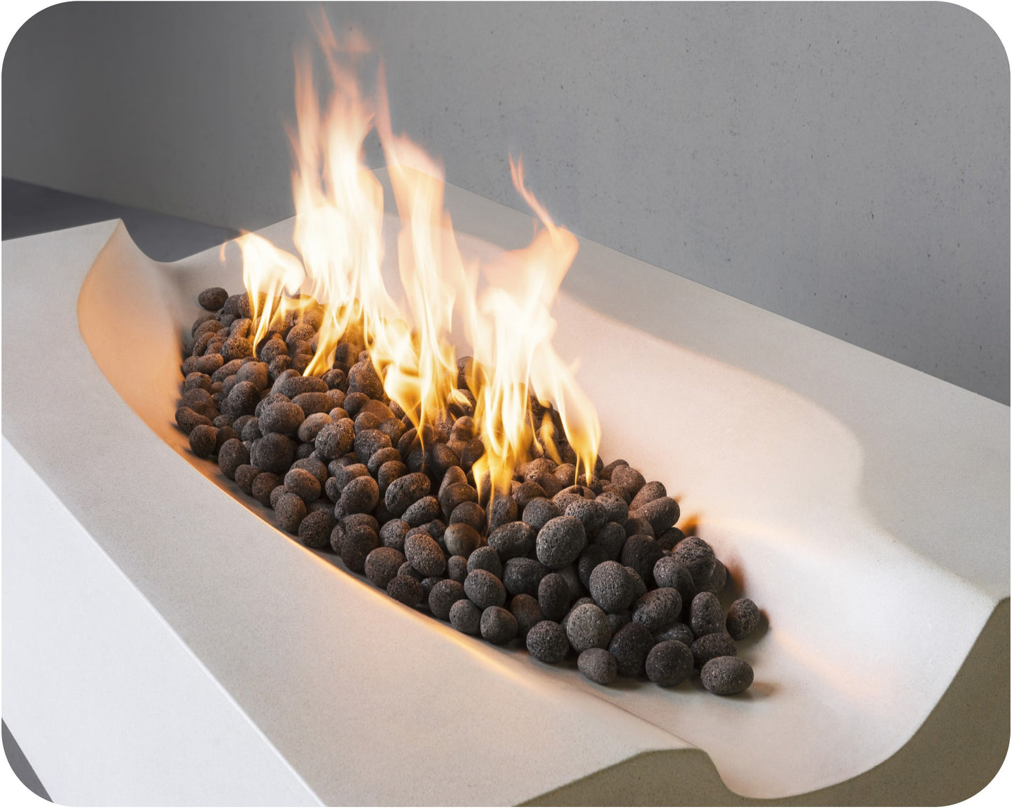 The Freedom Collection - REDWOOD Concrete Fire Table