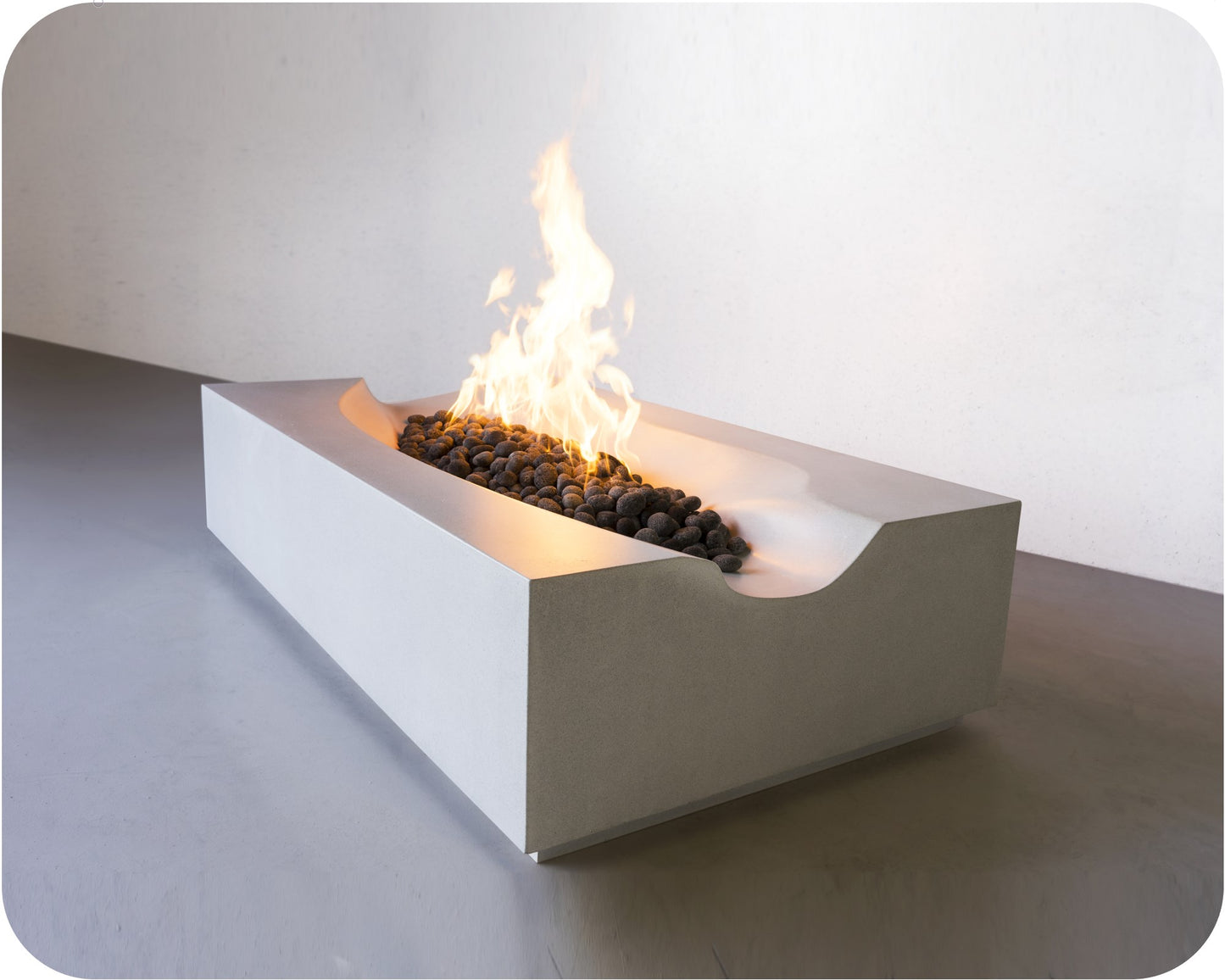 The Freedom Collection - REDWOOD Concrete Fire Table