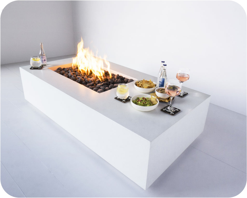 Big Bend — Concrete Fire Table (55"–95" Length Options)