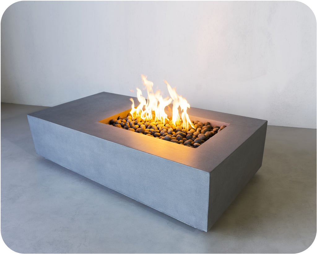 Big Bend — Concrete Fire Table (55"–95" Length Options)