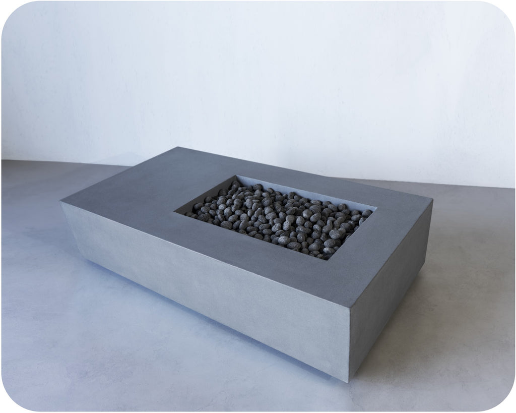Big Bend — Concrete Fire Table (55"–95" Length Options)