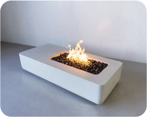 Big Bend Round — Concrete Fire Table (55"–95" Length Options)