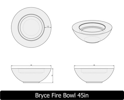 The Freedom Collection - BRYCE Concrete Fire Bowl