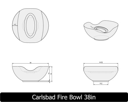 The Freedom Collection - CARLSBAD Concrete Fire Bowl