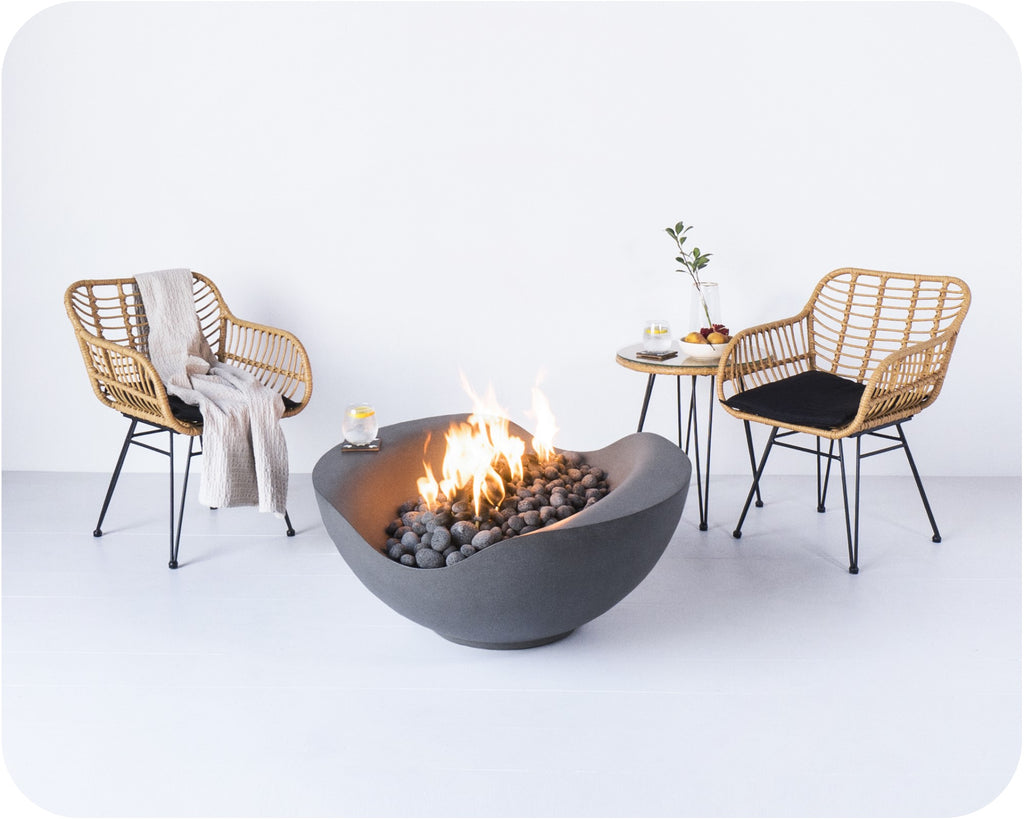 Carlsbad — Round Concrete Fire Bowl (38", 45", or 52" Diameter)