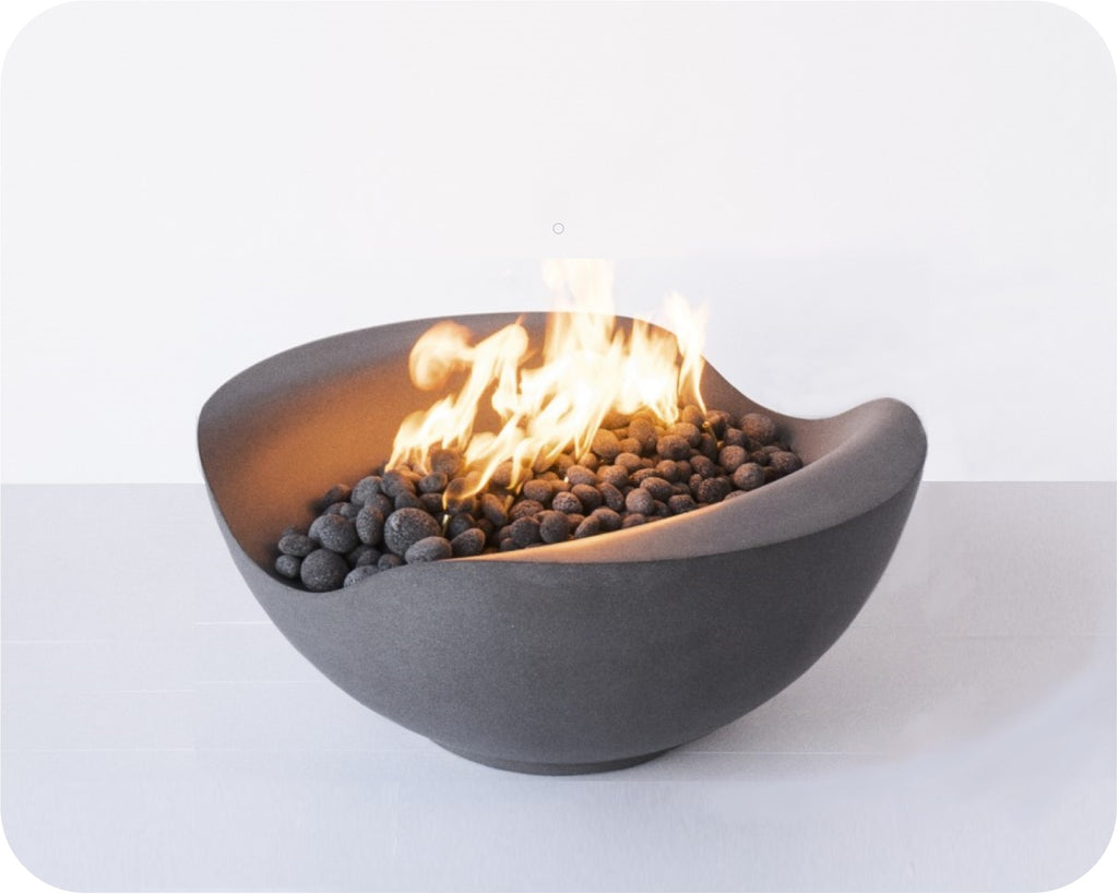 Carlsbad — Round Concrete Fire Bowl (38", 45", or 52" Diameter)