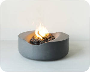 Denali — Modern Concrete Fire Pit (38", 45", or 55" Diameter)