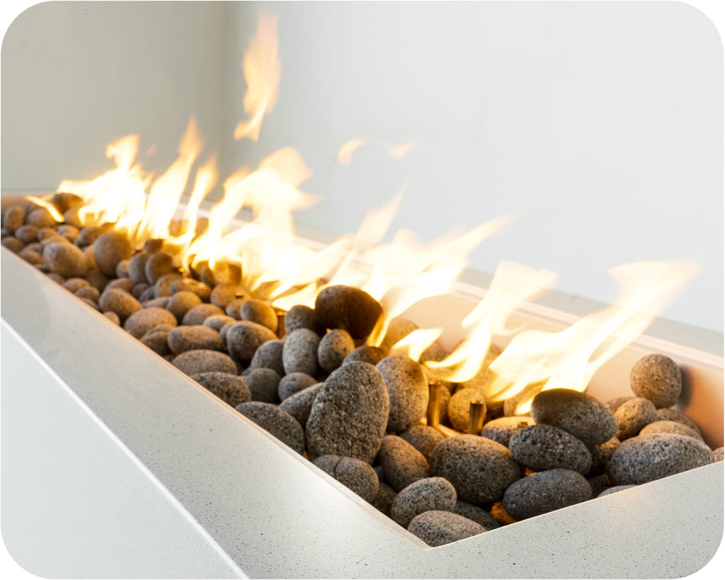 Grand Canyon — Concrete Fire Pit (55", 65", or 75" Length Options)